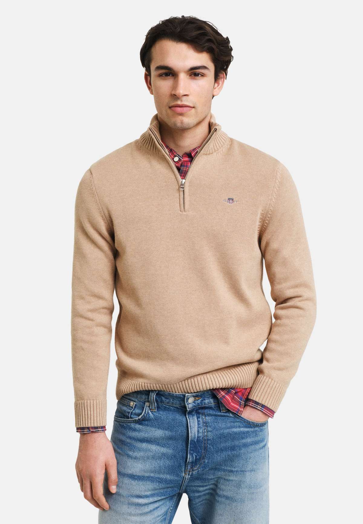 Пуловер CASUAL HALF ZIP