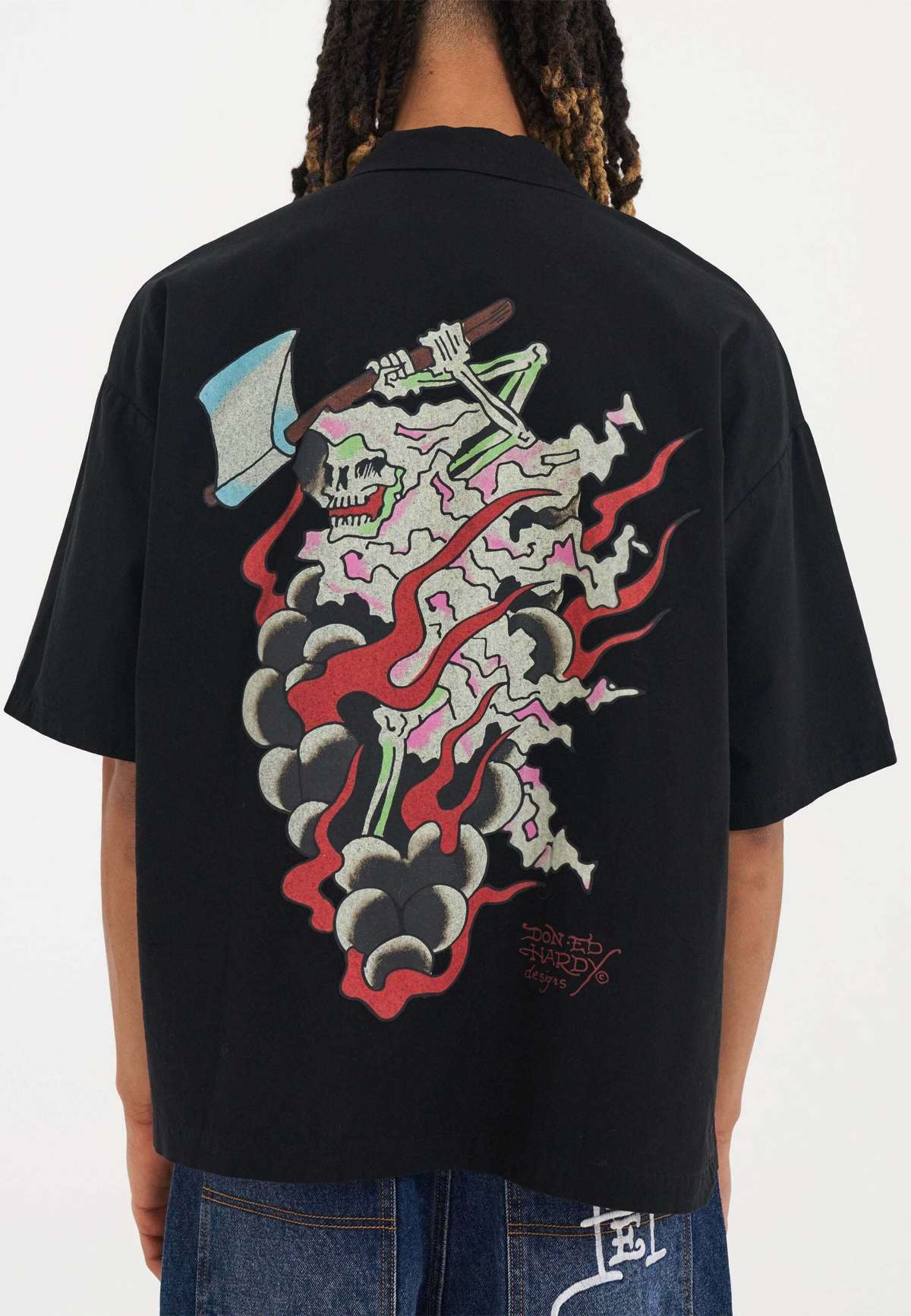 Рубашка DEATH FIGHTER CAMP SHORT SLEEVE SHIRT