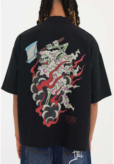 Рубашка DEATH FIGHTER CAMP SHORT SLEEVE SHIRT