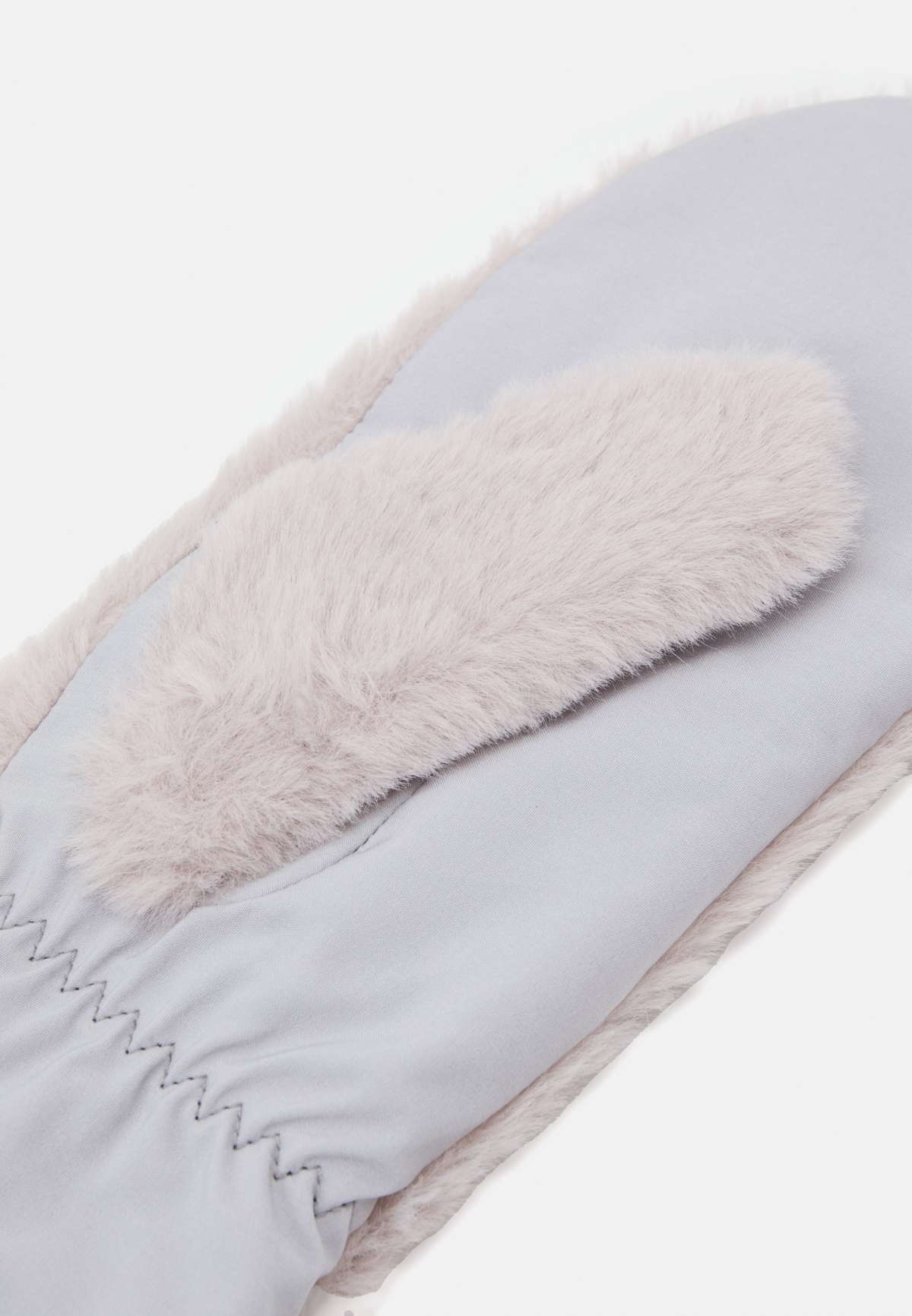 LINEAR LOGO FUR GLOVES - Faustling LINEAR LOGO FUR GLOVES