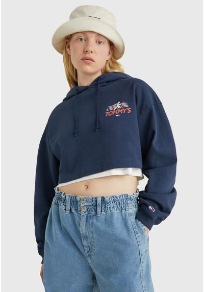 Пуловер CROPPED BACK HOODY