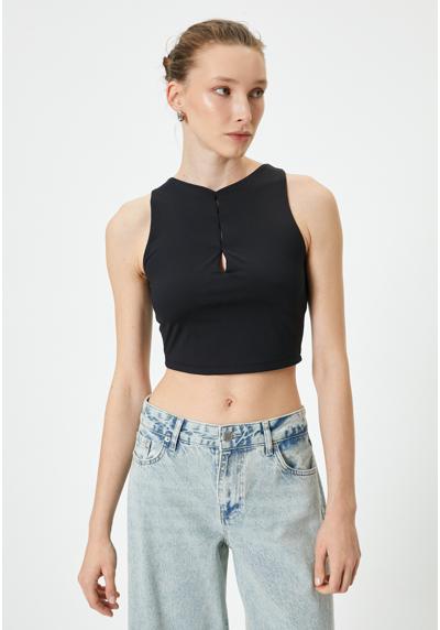 Топ CUT OUT DETAIL CROP TANK