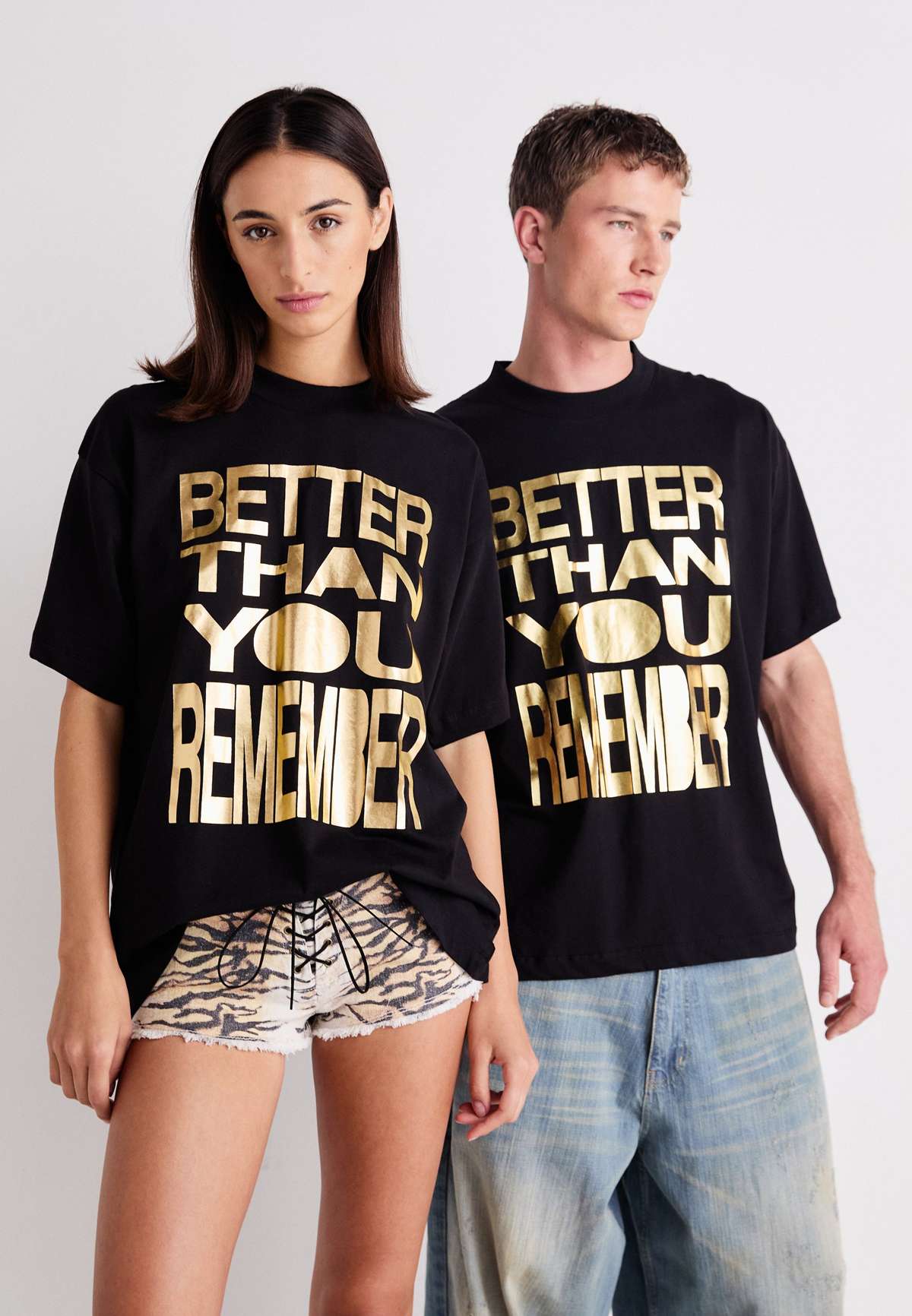 Футболка BETTER THAN YOU REMEMBER GOLD TEE UNISEX