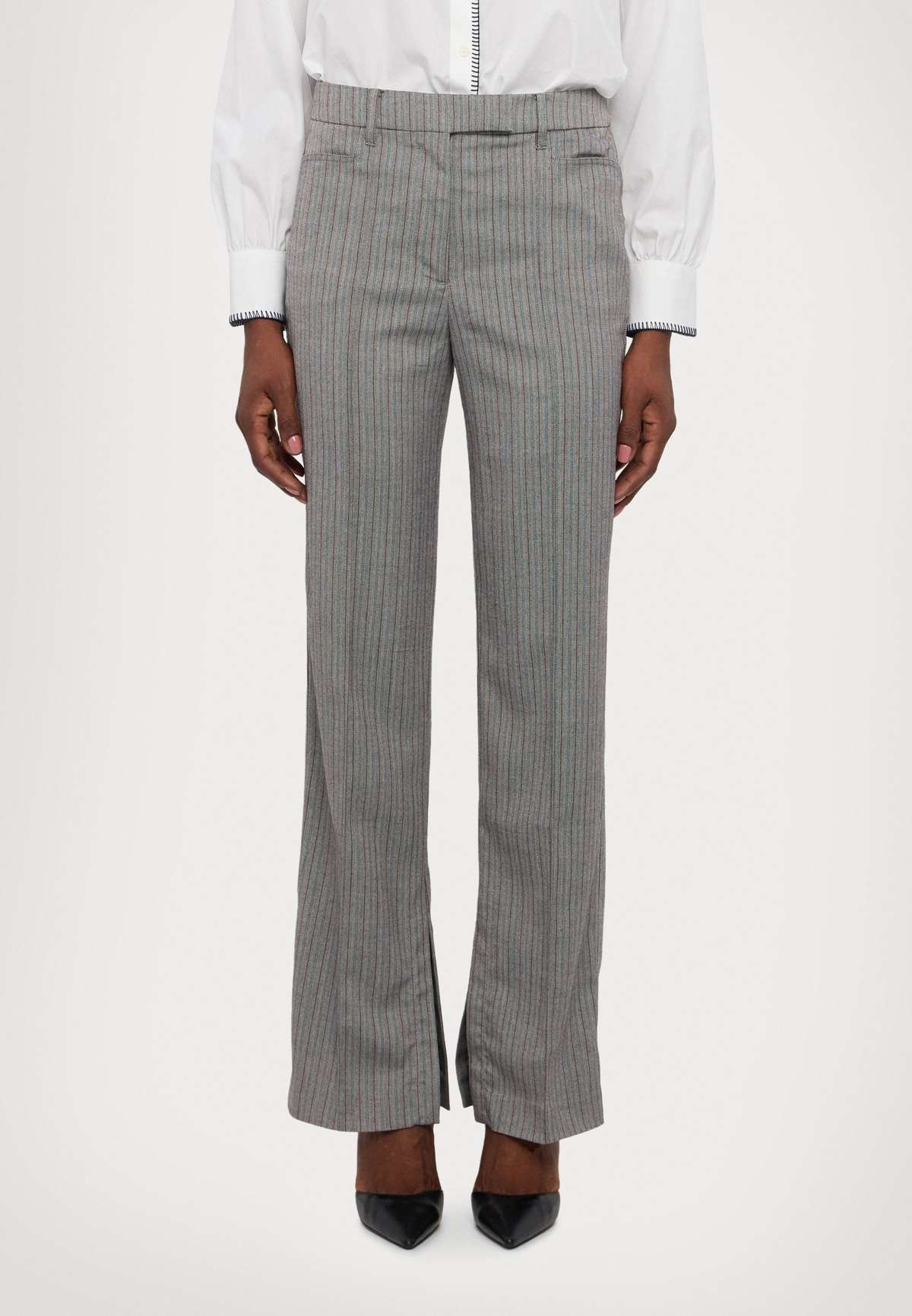 Брюки HERRINGBONE SLIM PANTS