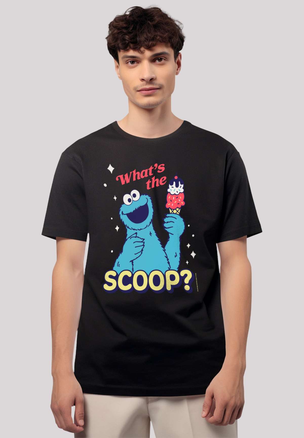 Футболка SESAMSTRASSE COOKIE MONSTER SCOOP