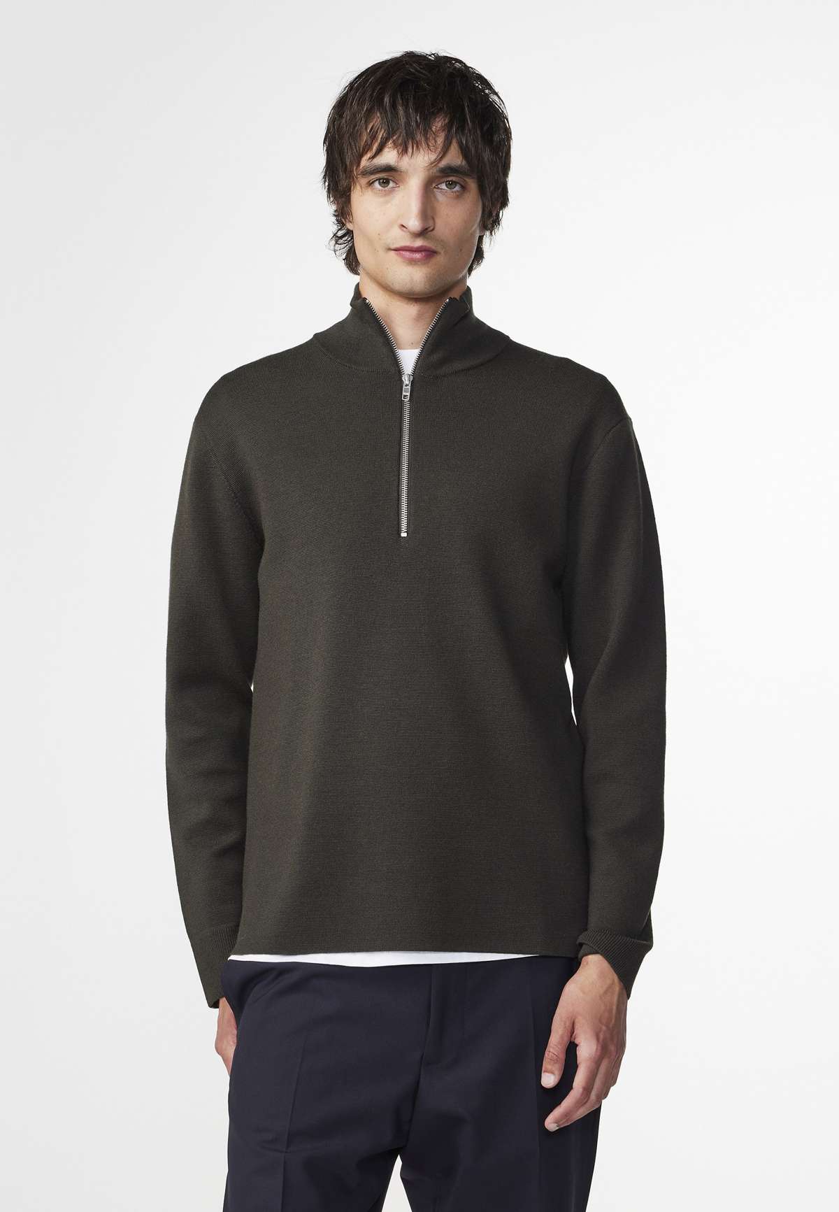 Пуловер HARALD HALF ZIP