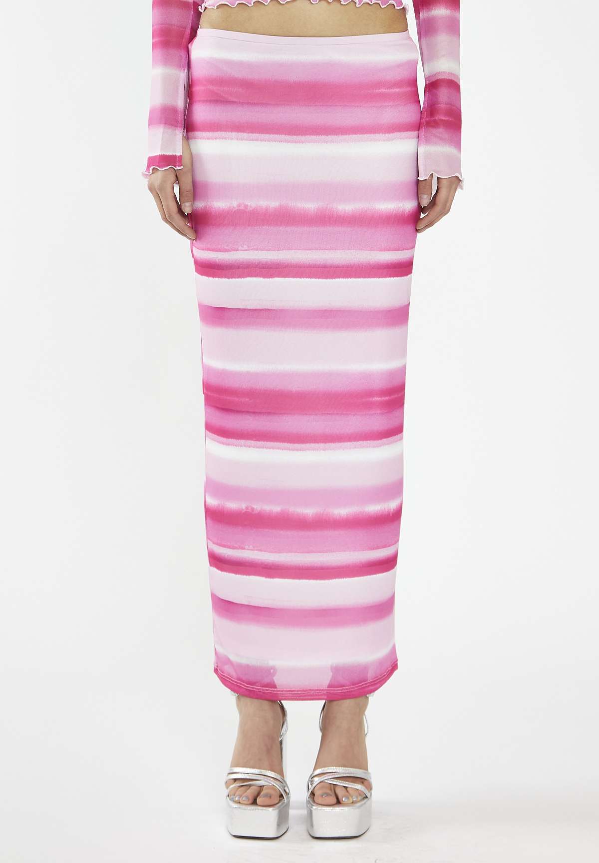 Юбка OMBRE-STRIPE BODYCON