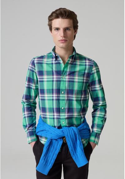 Рубашка WITH BUTTON-DOWN COLLAR AND CHECK PATTERN