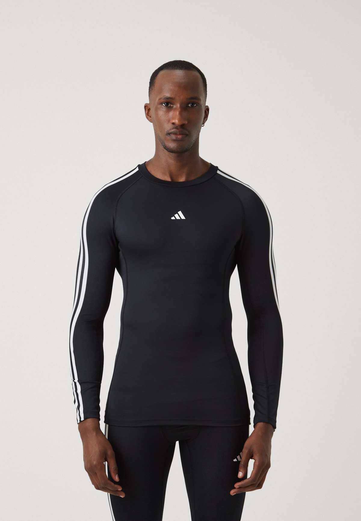 Кофта TECHFIT COMPRESSION 3-STRIPES LONG SLEEVE