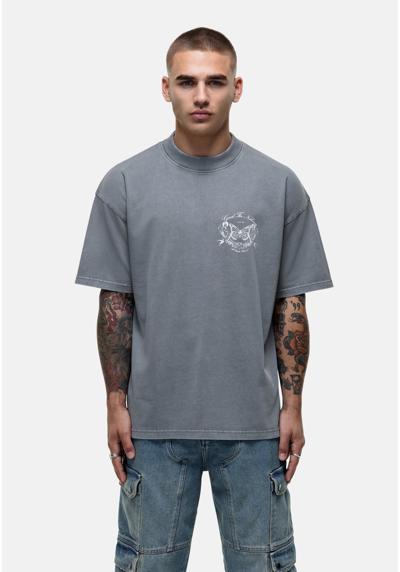 Футболка RELAXED ANGEL PRINT GREY T-SHIRT