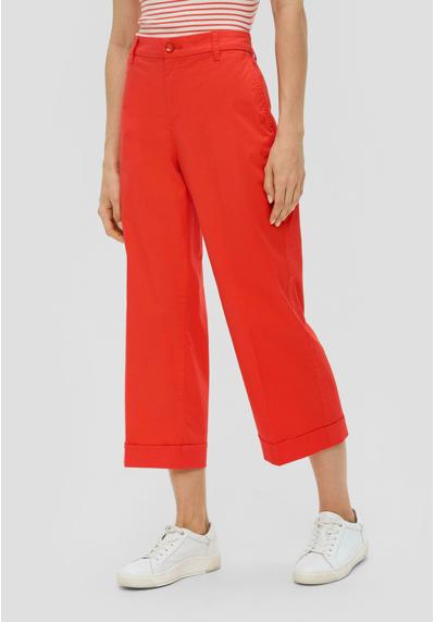 Джинсы CROPPED HIGH RISE WIDE LEG CULOTTE