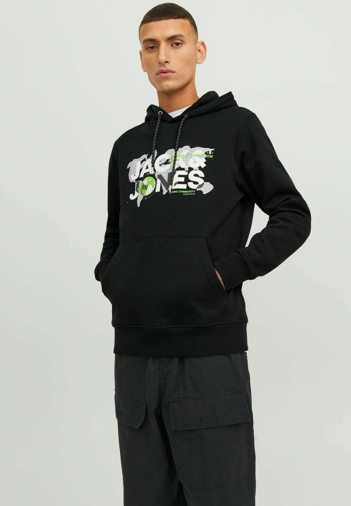 Пуловер JACK & JONES HOODIE SWEAT