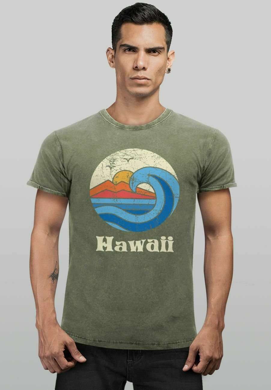 Футболка VINTAGE CALIFORNIA WELLE WAVE SURFER STYLE VINTAGE