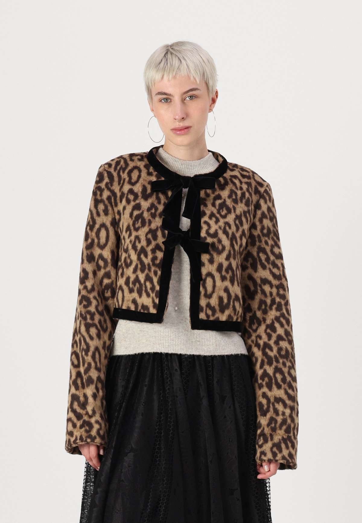 Трикотажный жакет LEOPARD CARDIGAN