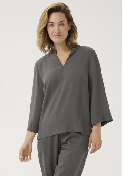 Блузка MALLY NOTCH NECK 3/4 SLEEVES