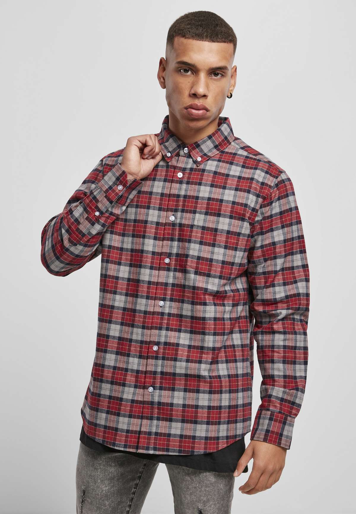 Рубашка PLAID COTTON SHIRT