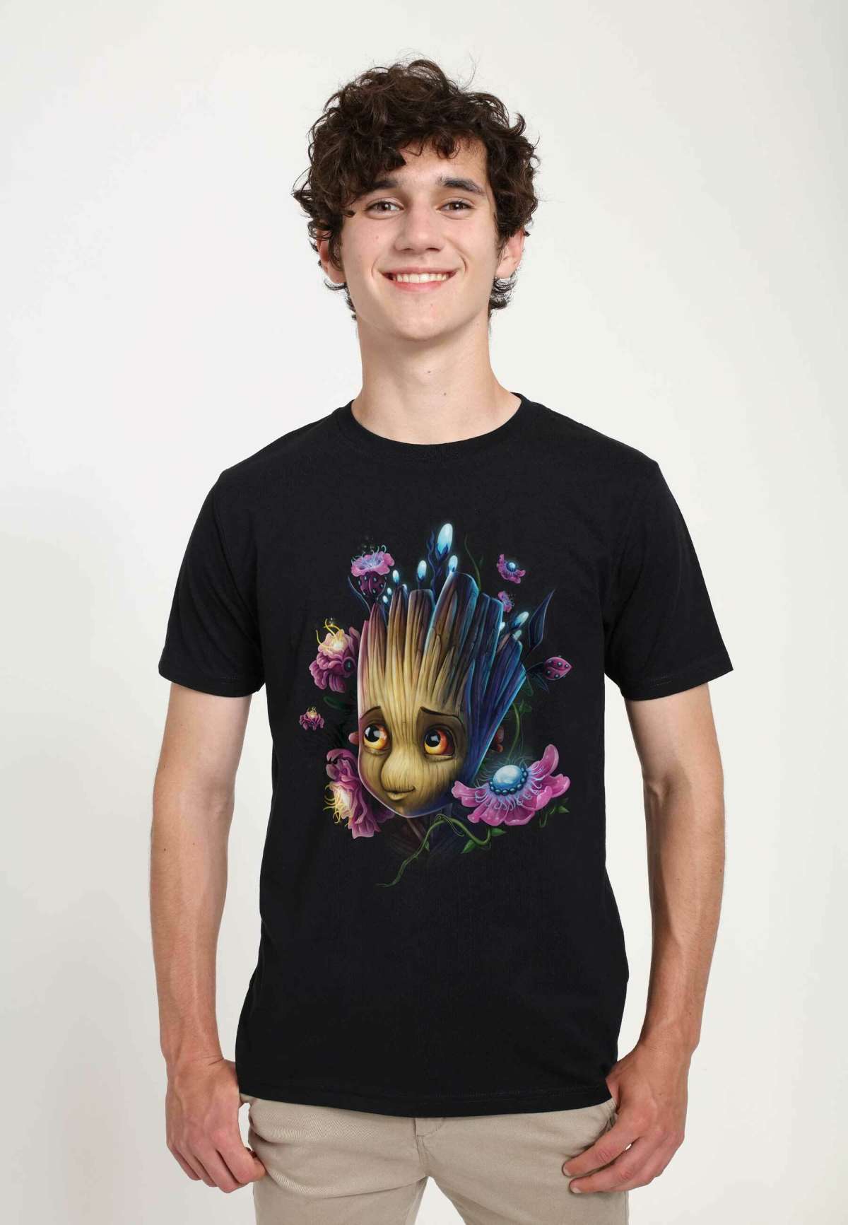 Футболка GOTG CLASSIC GROOT FLOWERS UNISEX