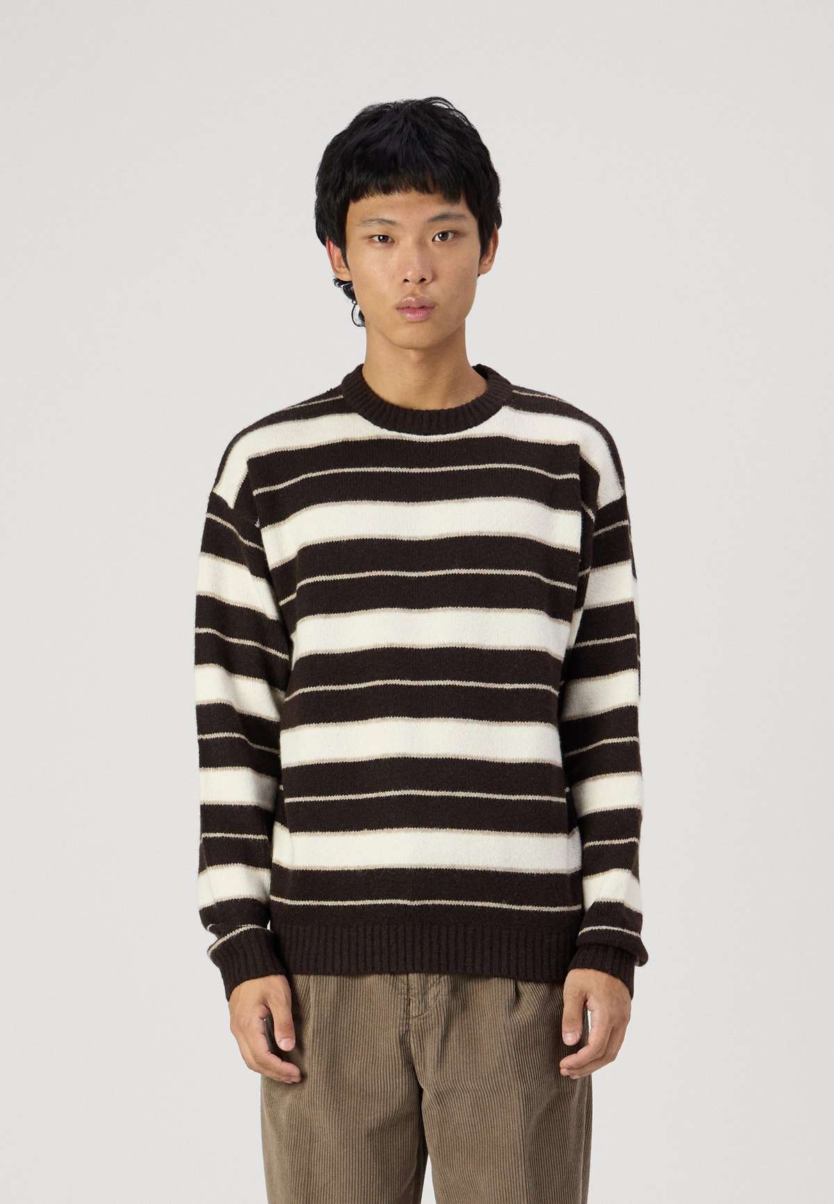 Пуловер JOROLLIE STRIPE CREW NECK