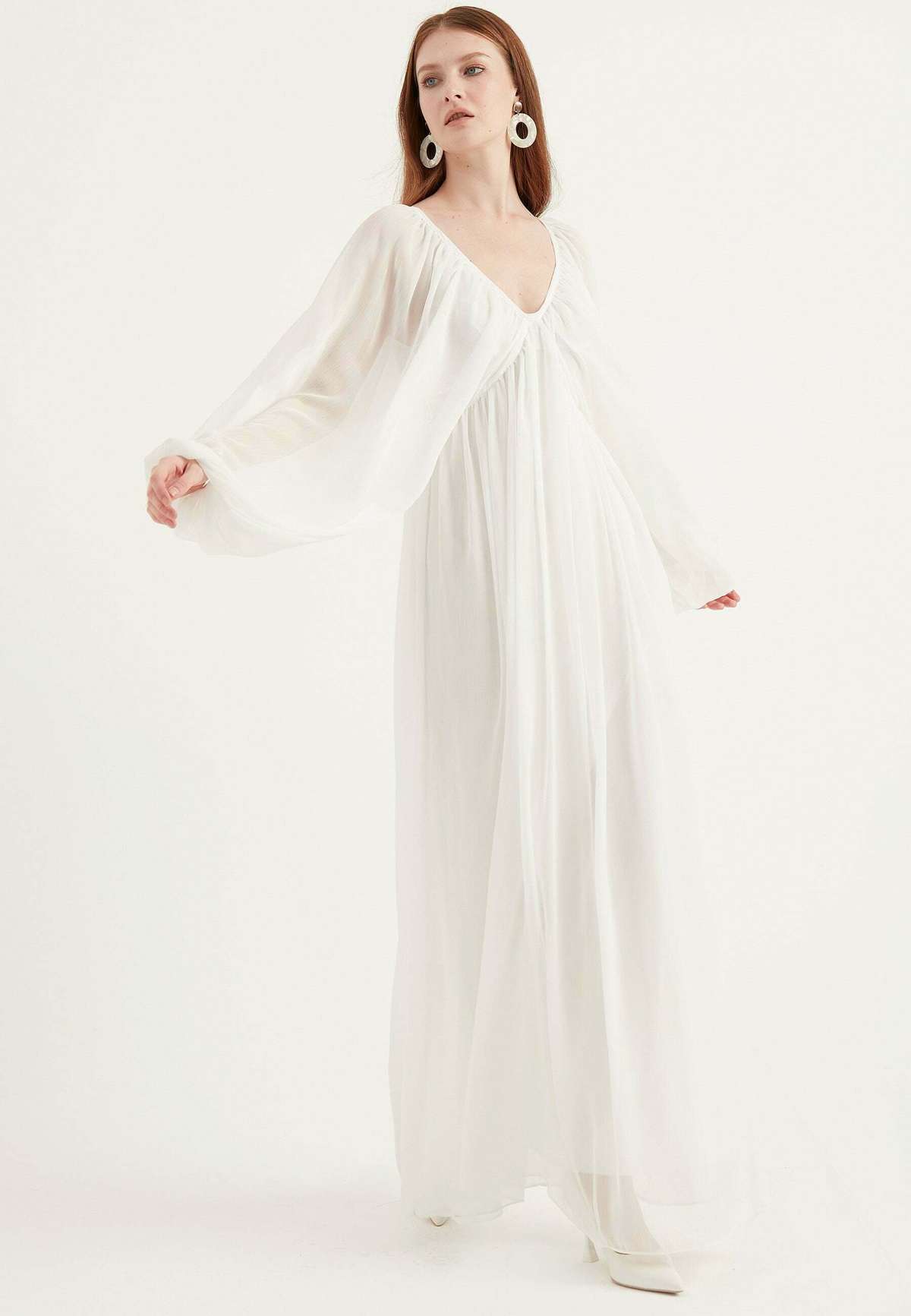 Платье LONG CHIFFON DRESS