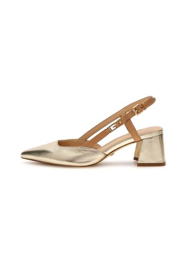 Туфли SLINGBACK ZANNA METALLIC-ECHTLEDER