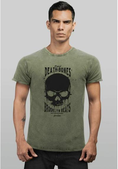 Футболка VINTAGE PRINT SKULL DEATH A