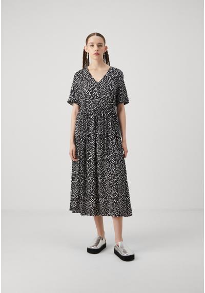 Платье-блузка PCTALA STRING TIE MIDI DRESS