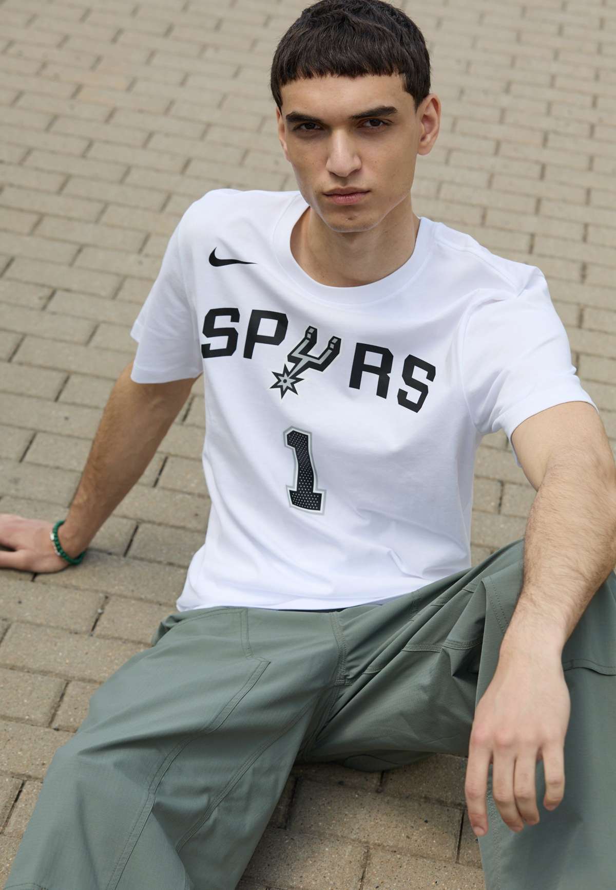 NBA SAN ANTONIO SPURS WEMBANYAMA TEE - Vereinsmannschaften NBA SAN ANTONIO SPURS WEMBANYAMA TEE