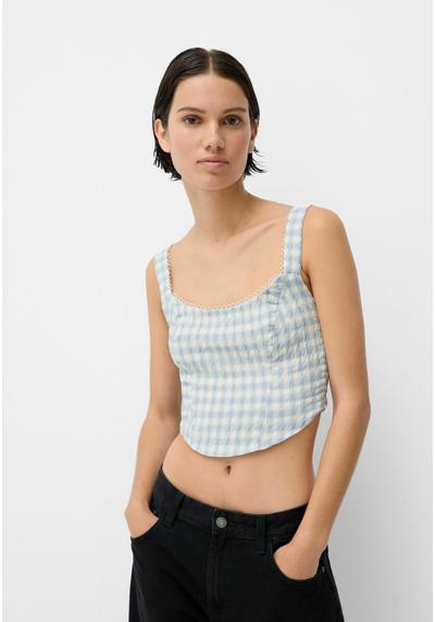 Топ STRAPPY GINGHAM CHECK