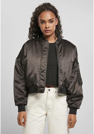 Куртка LADIES SHORT OVERSIZED SATIN BOMBER JACKET