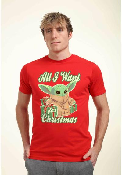 Футболка STAR WARS THE MANDALORIAN CHRISTMAS BABY UNISEX