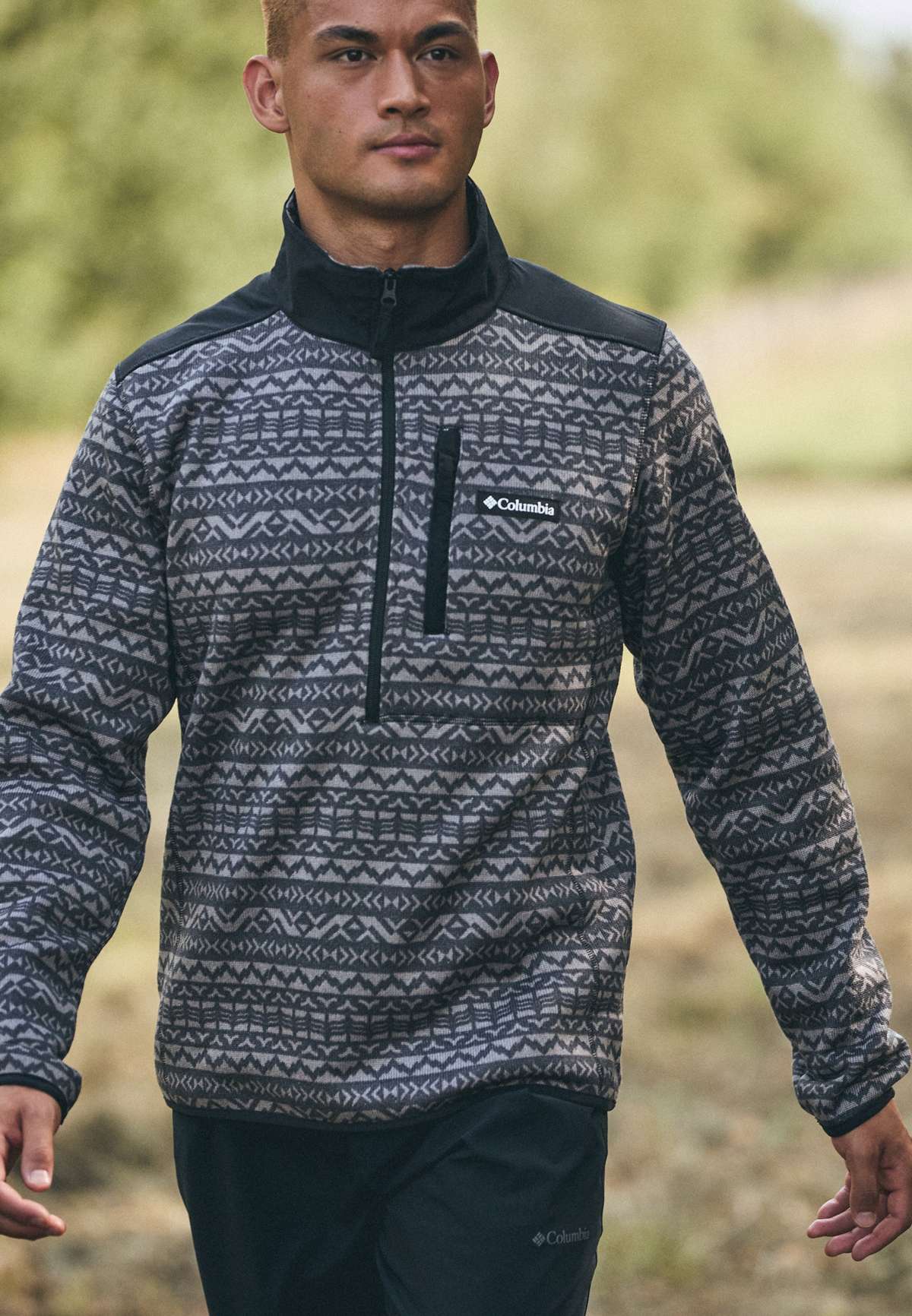 Пуловер SWEATER WEATHER™ PRINTED HALF ZIP II