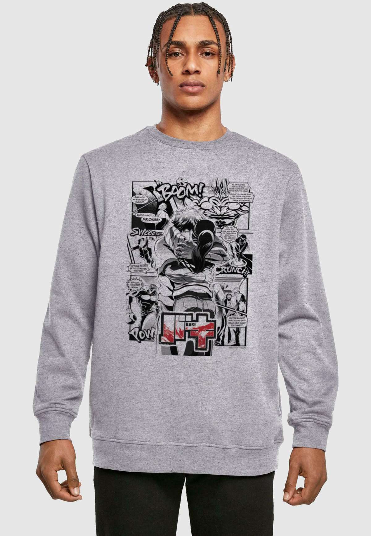 Кофта BAKI S1 MANGA HUG PANEL CREWNECK