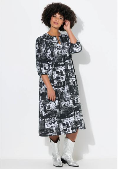 Платье-блузка GRAPHIC PRINT, LOOSE HALF SLEEVES