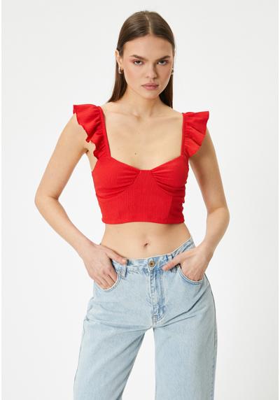 Блузка RUFFLE CROP