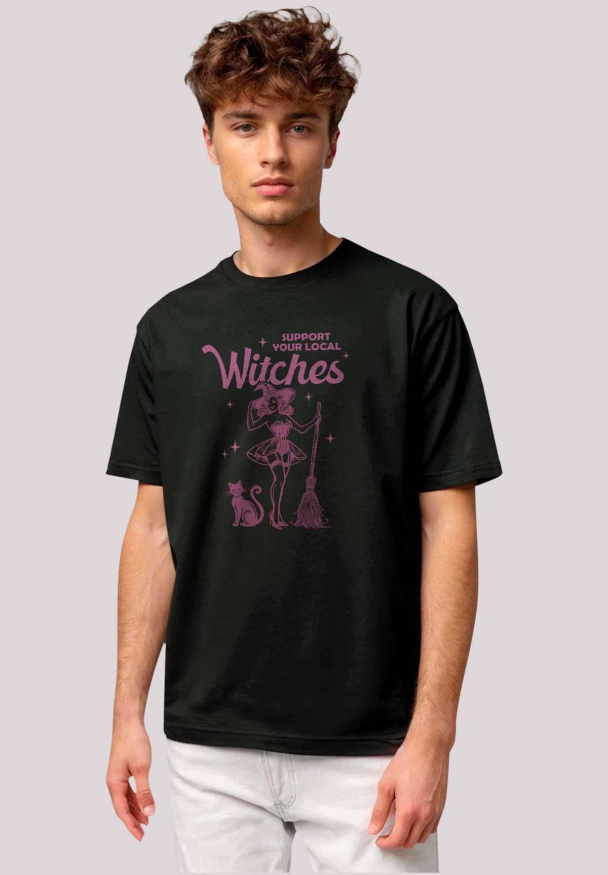 Футболка HALLOWEEN WITCH SUPPORT YOUR LOCAL WITCHES