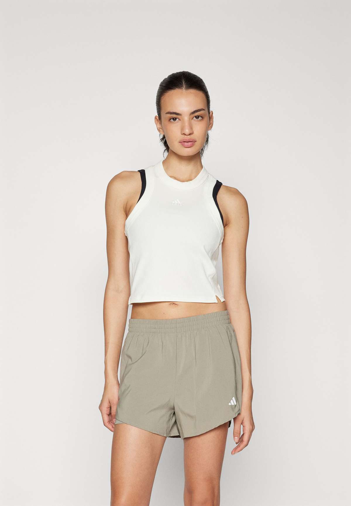 Топ LOUNGE RIBBED CROP TANK