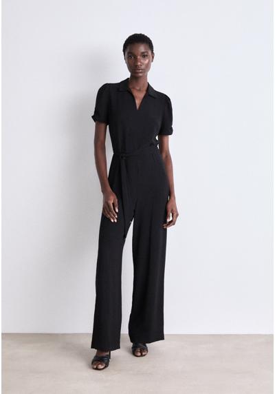 Комбинезон RUCHED SLEEVE COLLAR JUMPSUIT