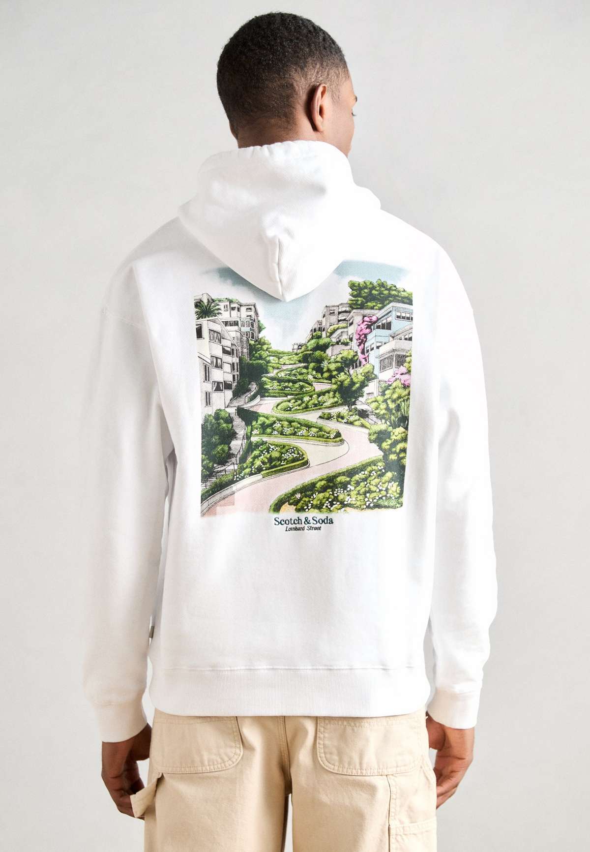 Пуловер RELAXED FIT ARTWORK HOODIE