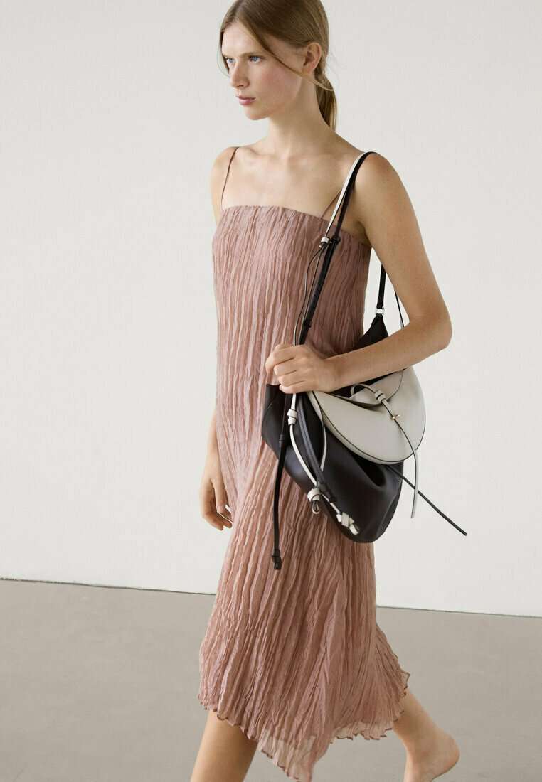 Платье PLEATED MIDI WITH STRAPS