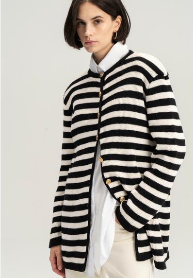 Трикотажный жакет STRIPED WITH BUTTONS