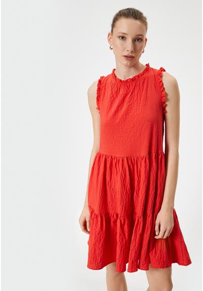 Платье RUFFLE SLEEVELESS MINI