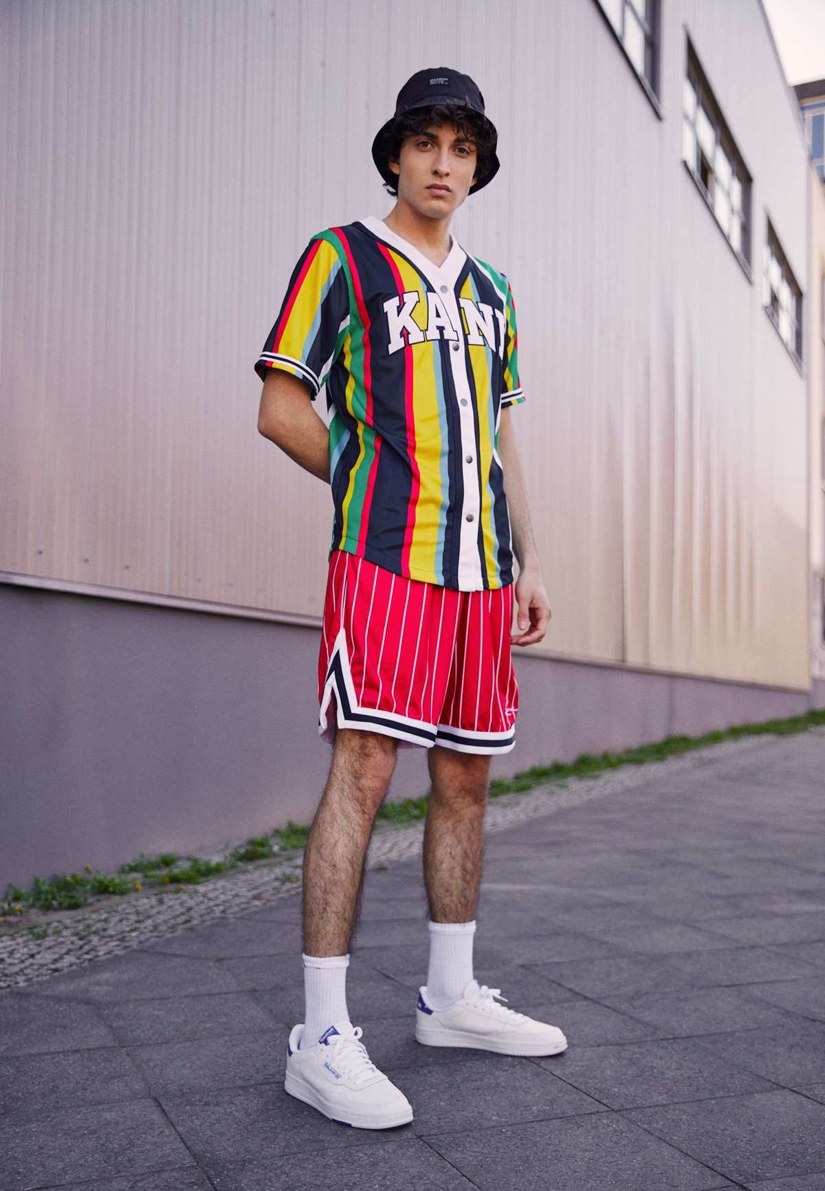 Рубашка SERIF STRIPE BASEBALL SHIRT