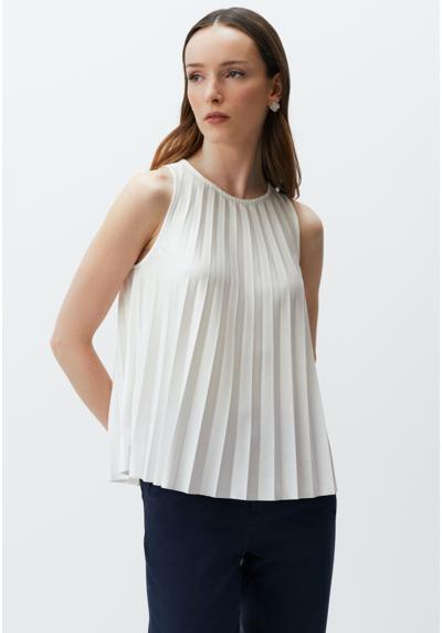 Топ ROUND NECK SLEEVELESS PLEATED