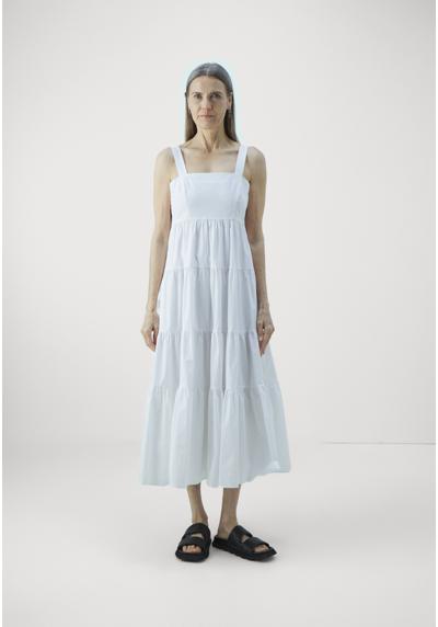 Платье SOLID TIERED MIDI DRESS