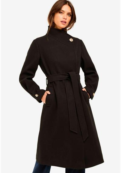 Пальто FUNNEL NECK WRAP BELTED WITH