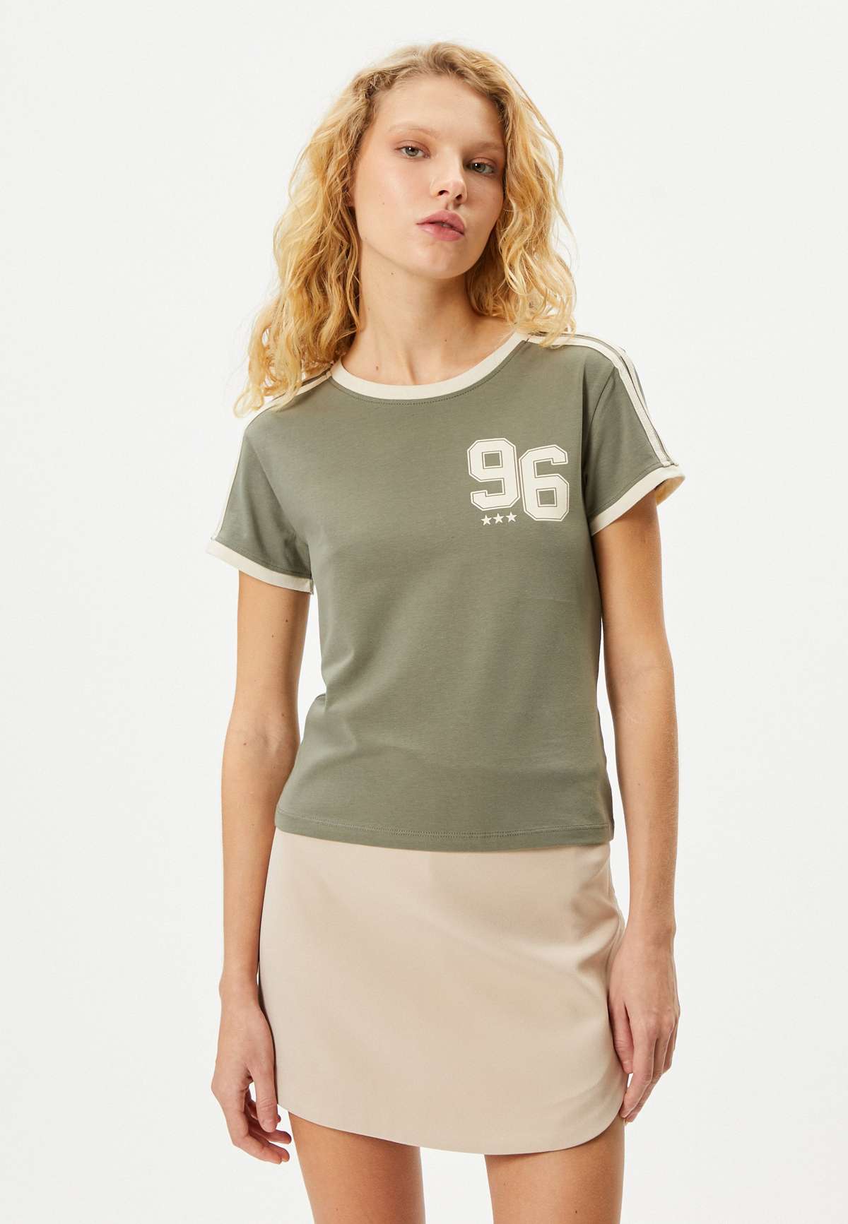 Футболка VARSITY SHORT SLEEVE CREW NECK SLIM