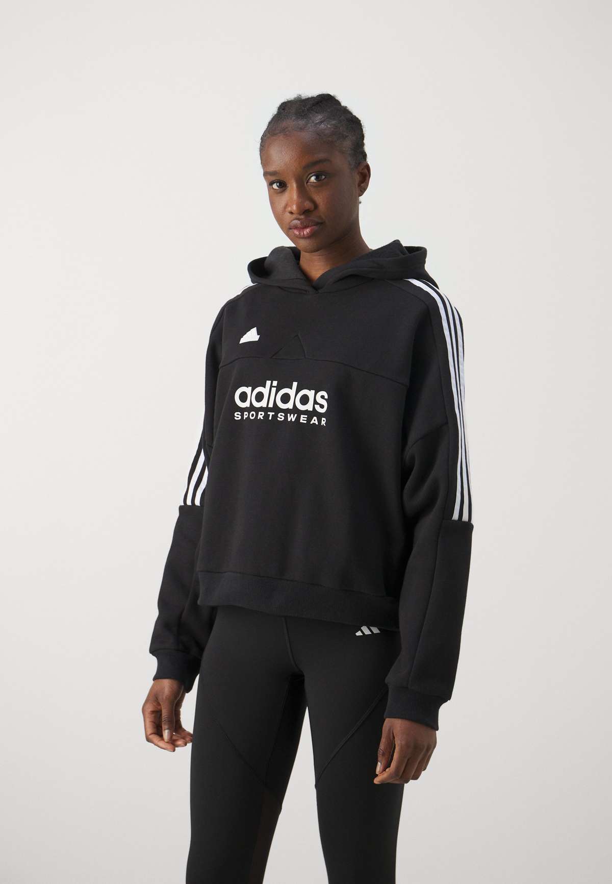 Пуловер TIRO CUT 3 STRIPES HOODIE