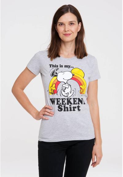 COMICS - PEANUTS - SNOOPY & WOODSTOCK - WEEKEND - T-Shirt print COMICS