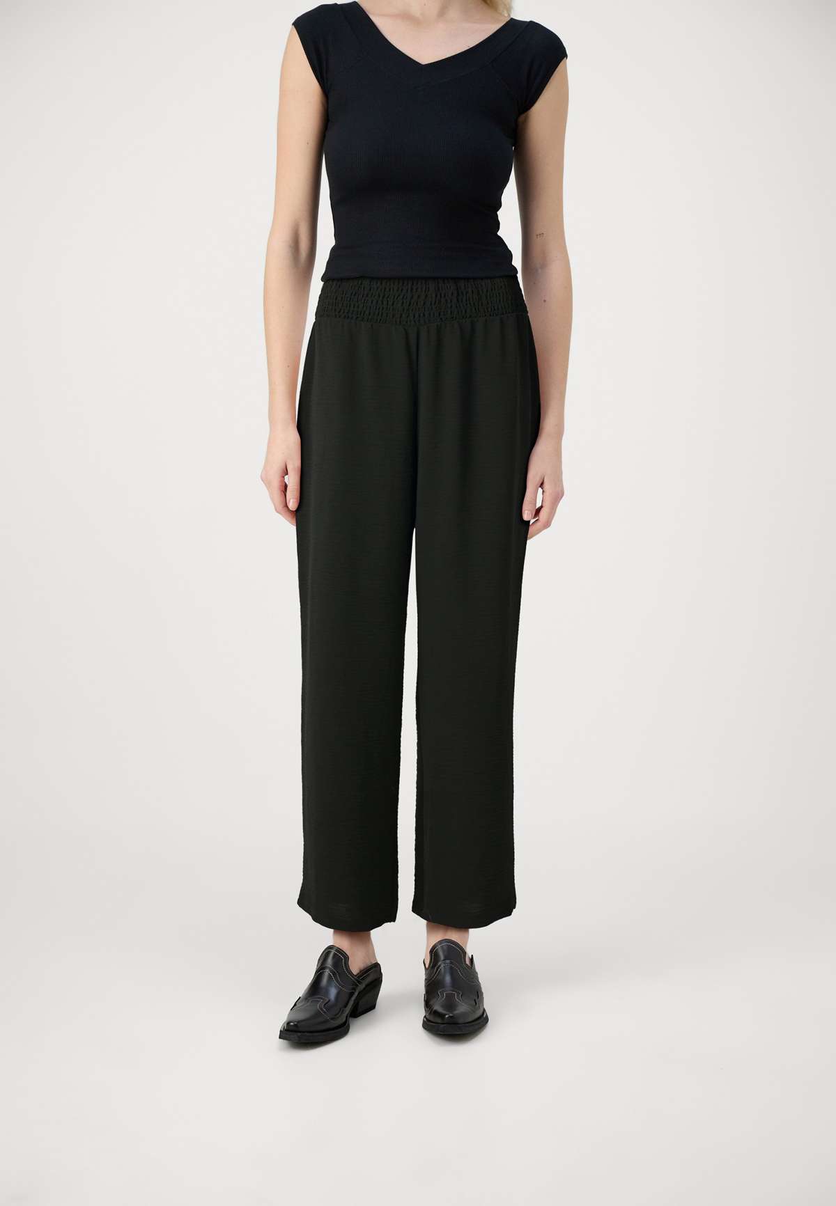 Брюки PCKLORE CROPPED PANTS