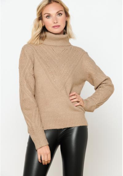 Пуловер TURTLENECK WITH EMBOSSED EDGES